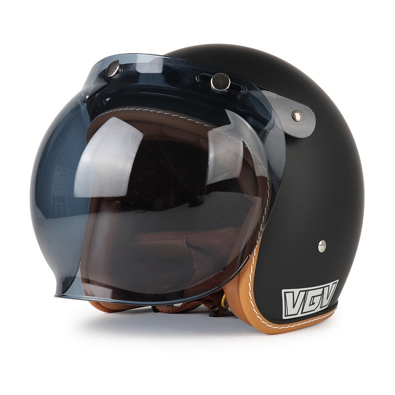 DOT Motorcycle Helmet 3/4 Half Helmet-I17