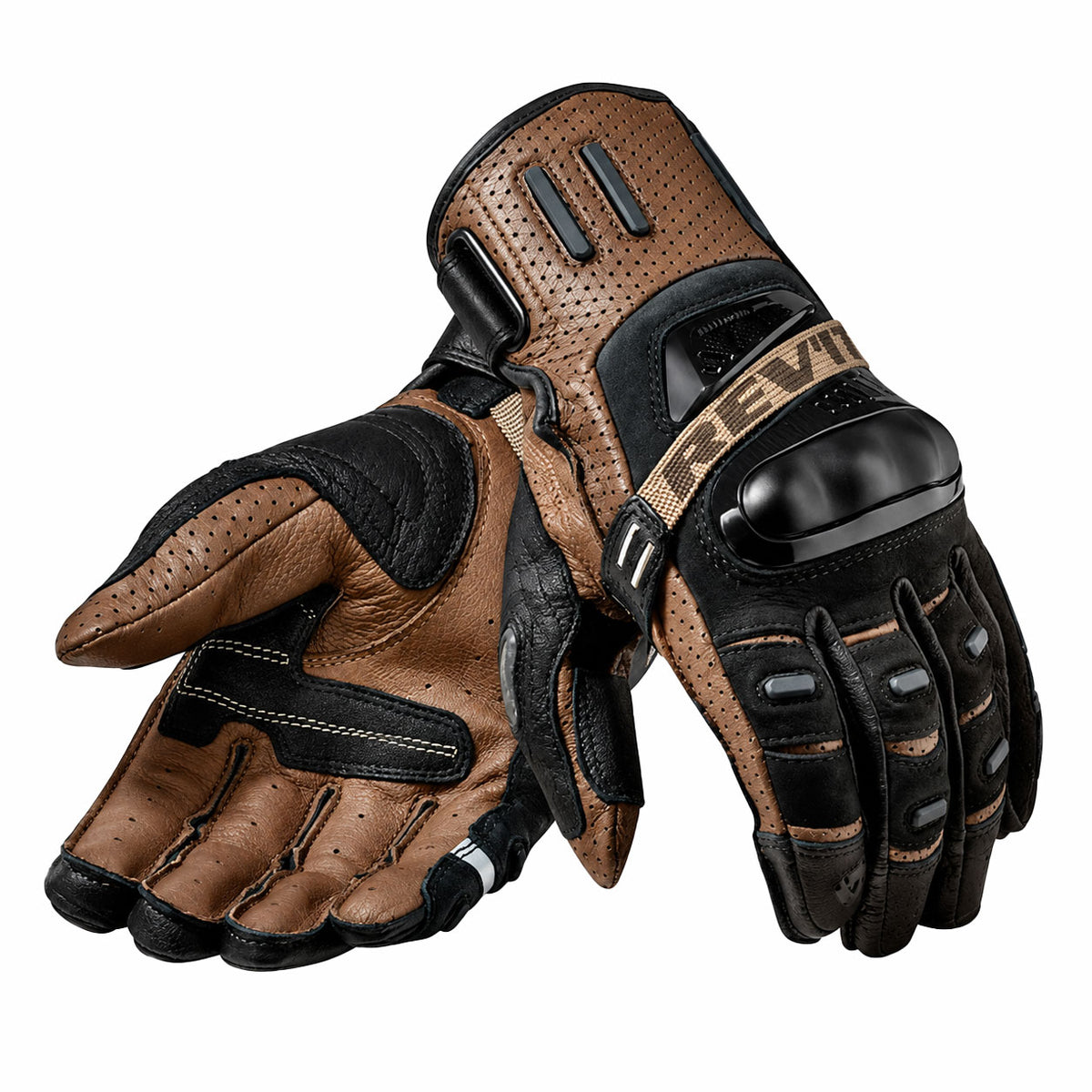 Motorcycle Riding Gloves Genuine Leather Breathable Touchscreen Drop-proof-G92