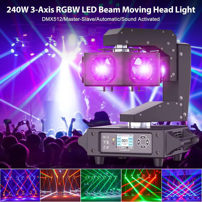240W six-eye moving head stage light-E16
