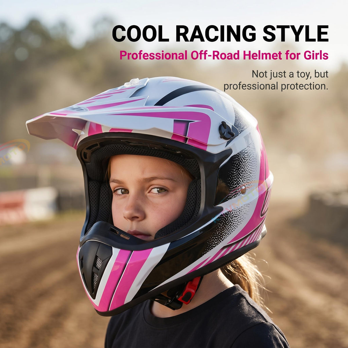 Children's full-face off-road helmet-I76