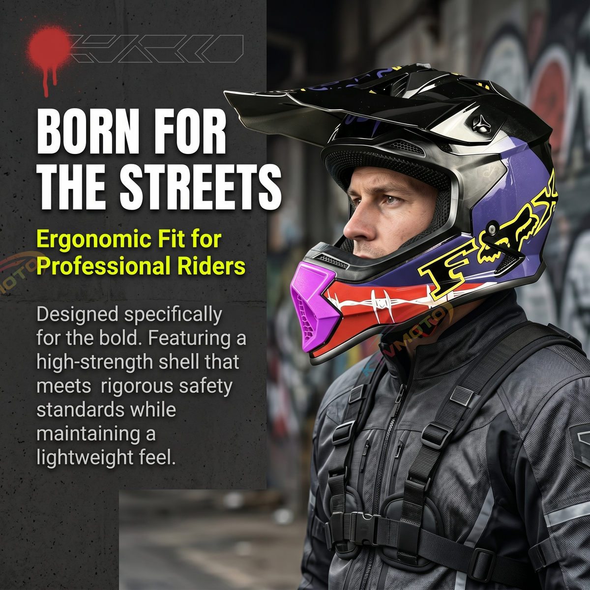 Full-Face Off-Road Motorcycle Helmet-I116