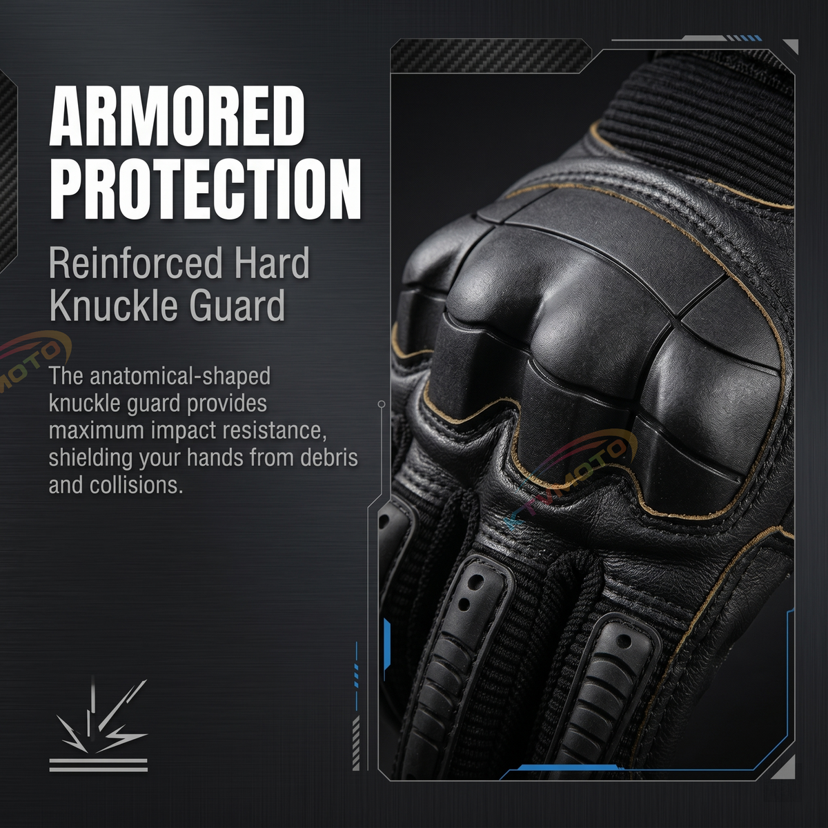 Motorcycle riding anti-slip gloves-G56