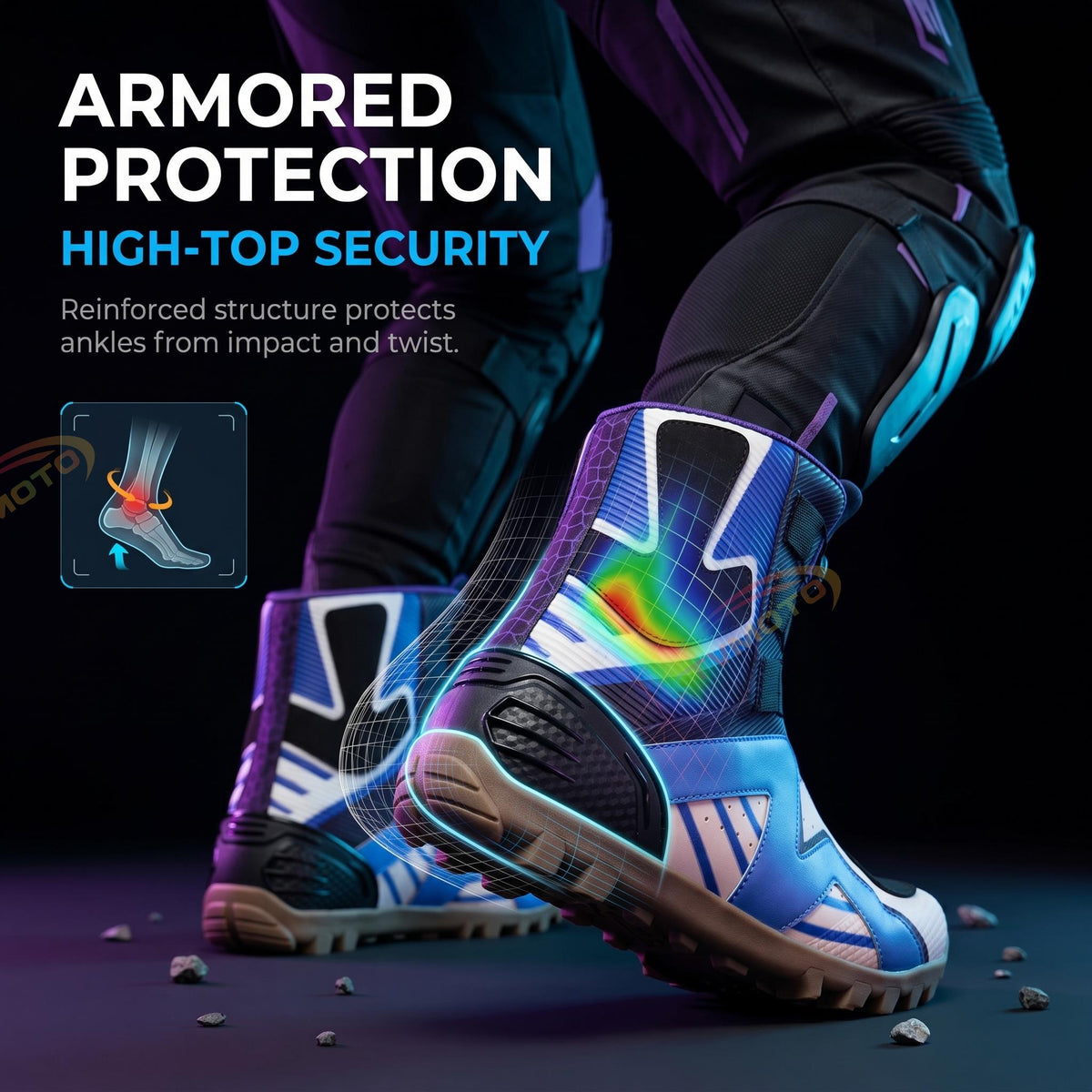 Motocross riding boots-K150