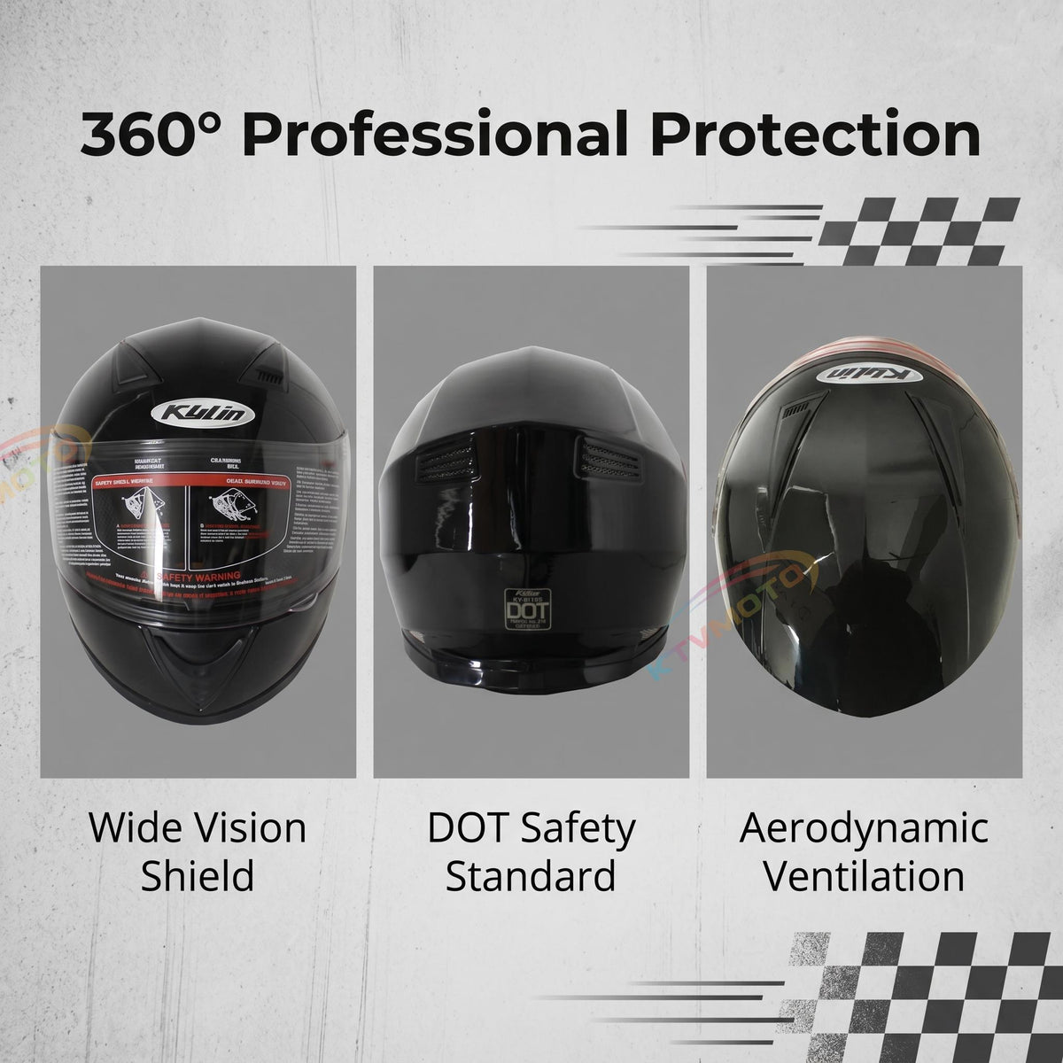 Children's full-face helmet street bike equipment-I75
