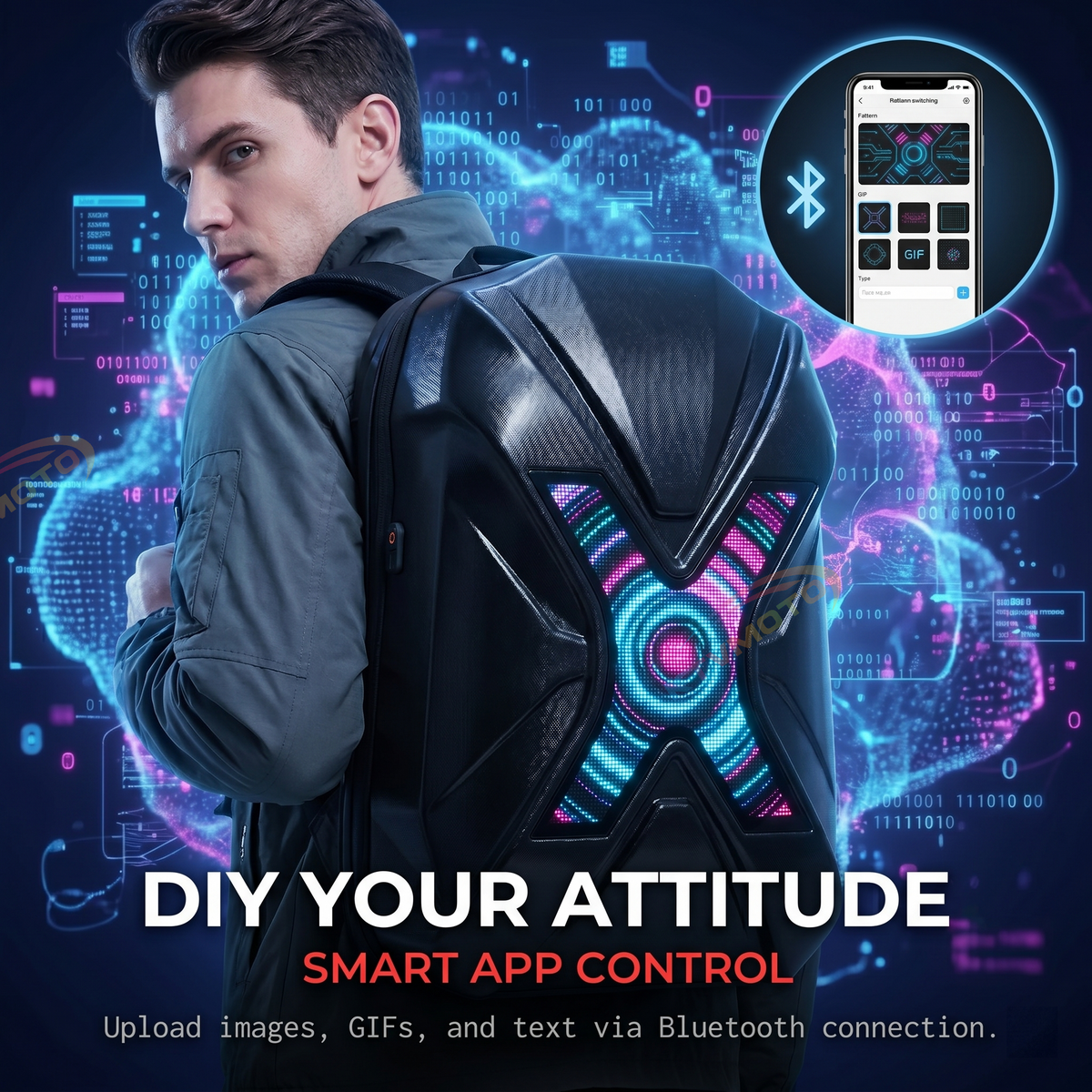 Motorcycle Smart Backpack-B21