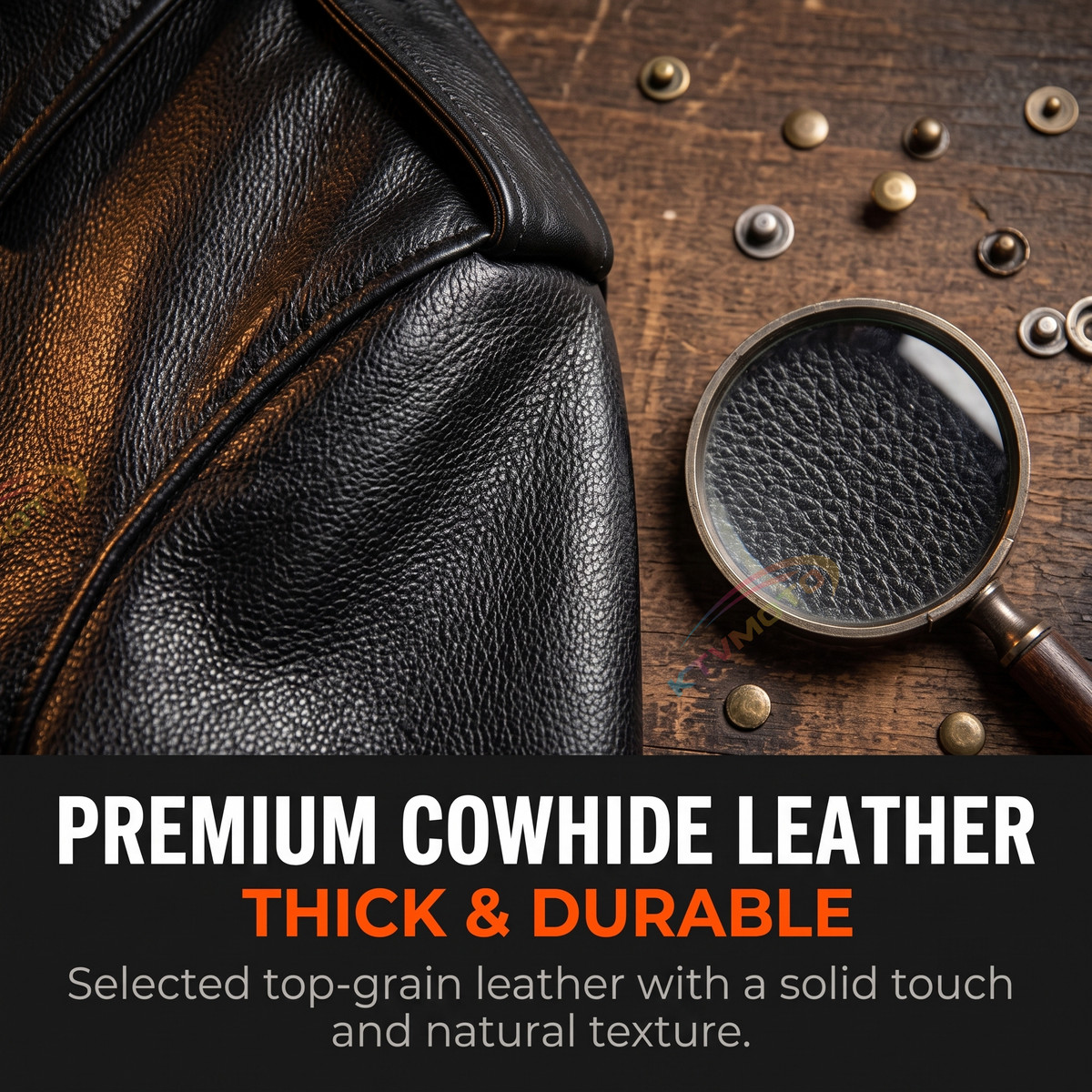 HARLEYANGEL genuine leather jacket-A18
