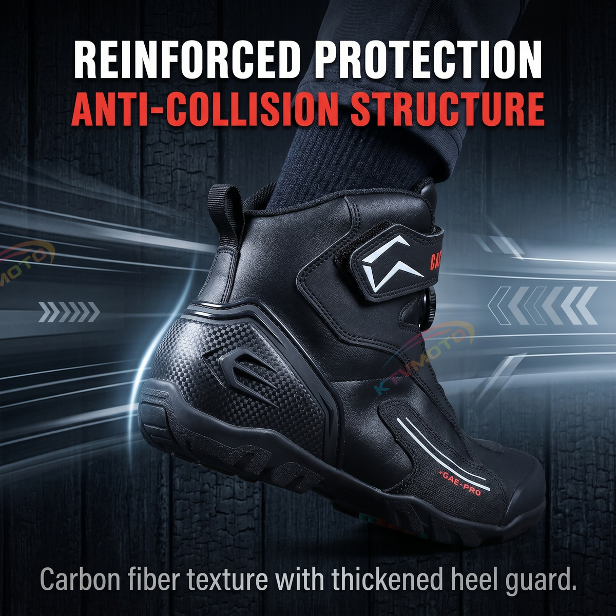 Motorcycle anti-slip ankle boots-K146