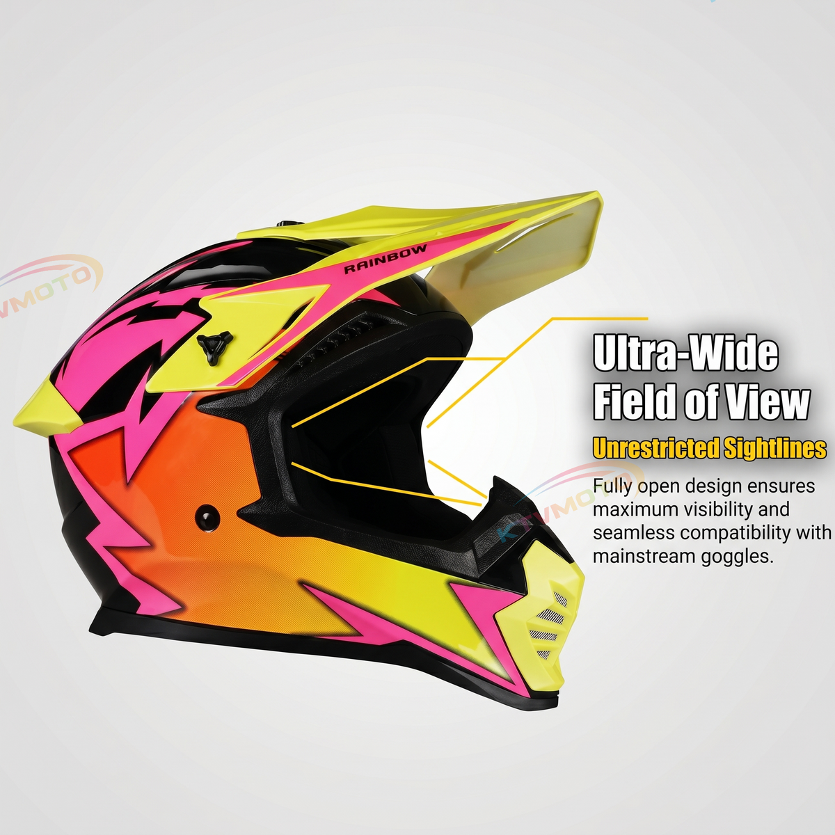 Full-face motorcycle helmet-I98