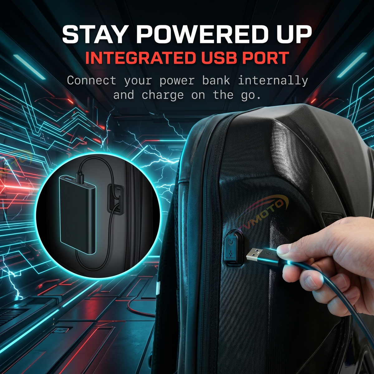 Motorcycle Smart Backpack-B21