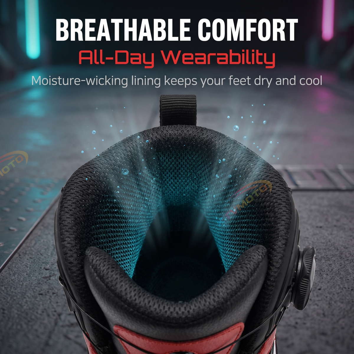 Motorcycle riding boots are comfortable and durable.-K165