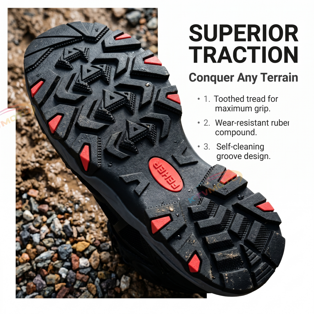 Breathable mesh motorcycle riding boots-K32