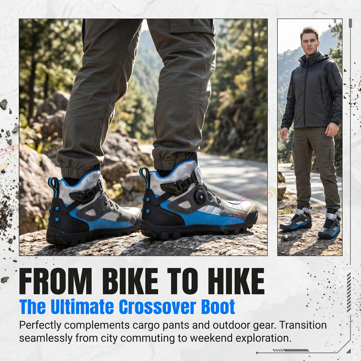 Cycling shoes without clipless-K117