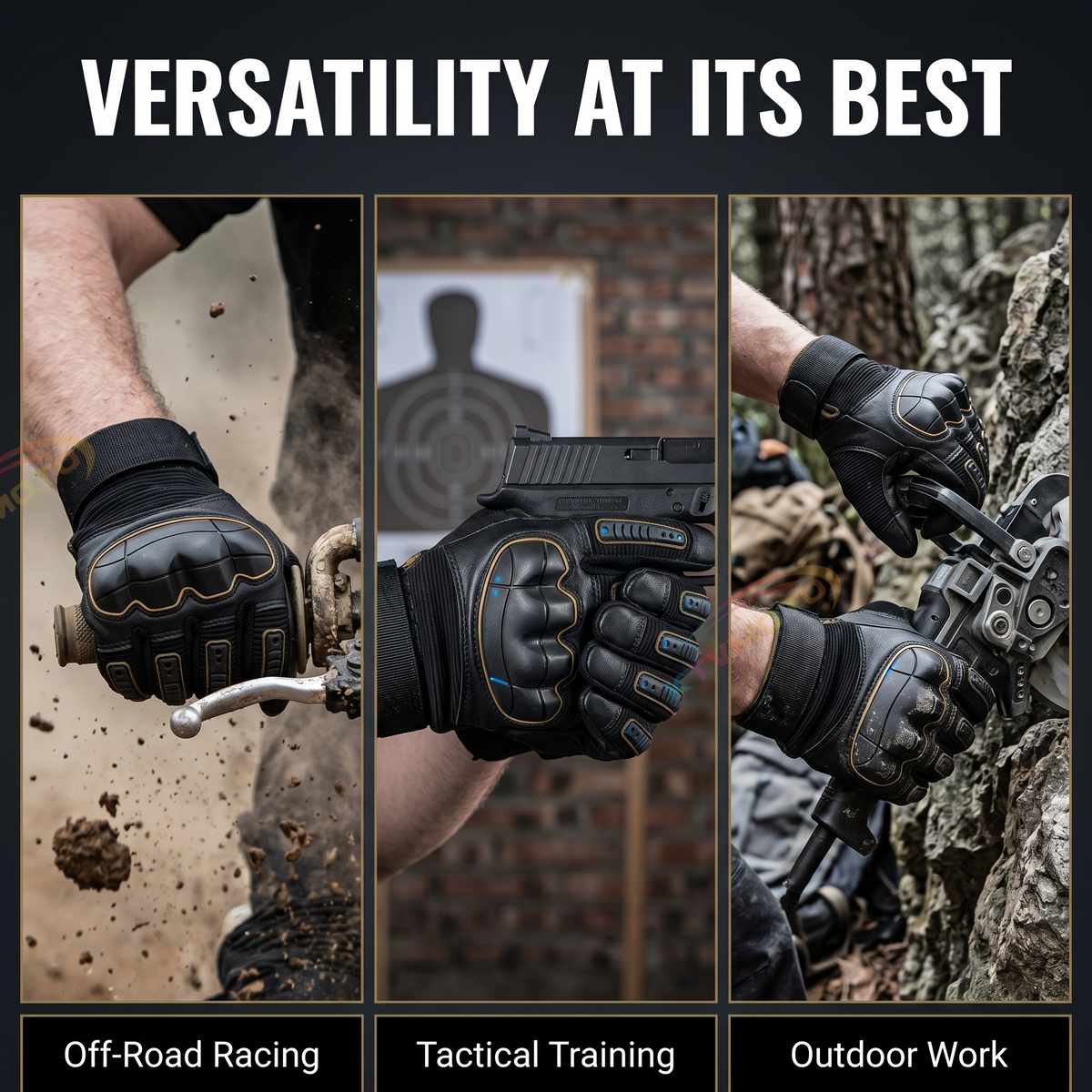 Motorcycle riding anti-slip gloves-G56