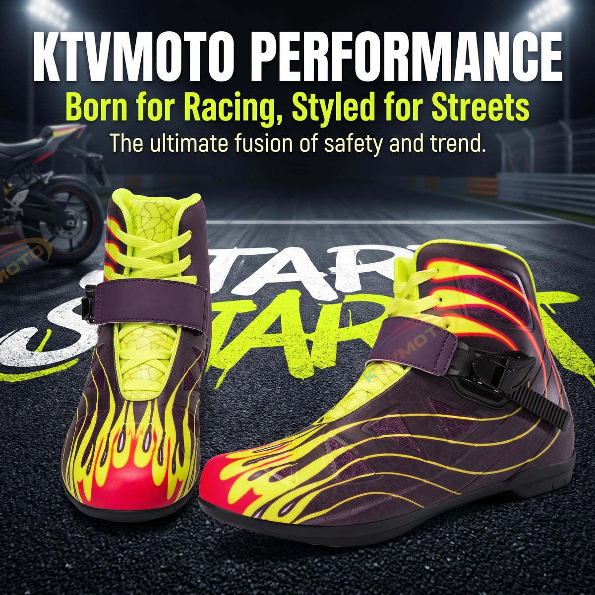 Motocross riding boots-K153