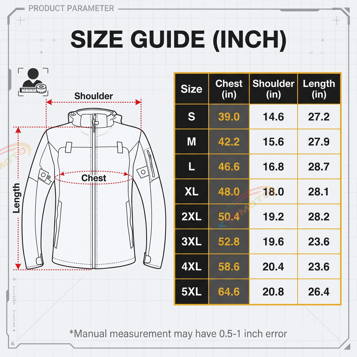 Windproof motorcycle riding suit (3-in-1)-J64