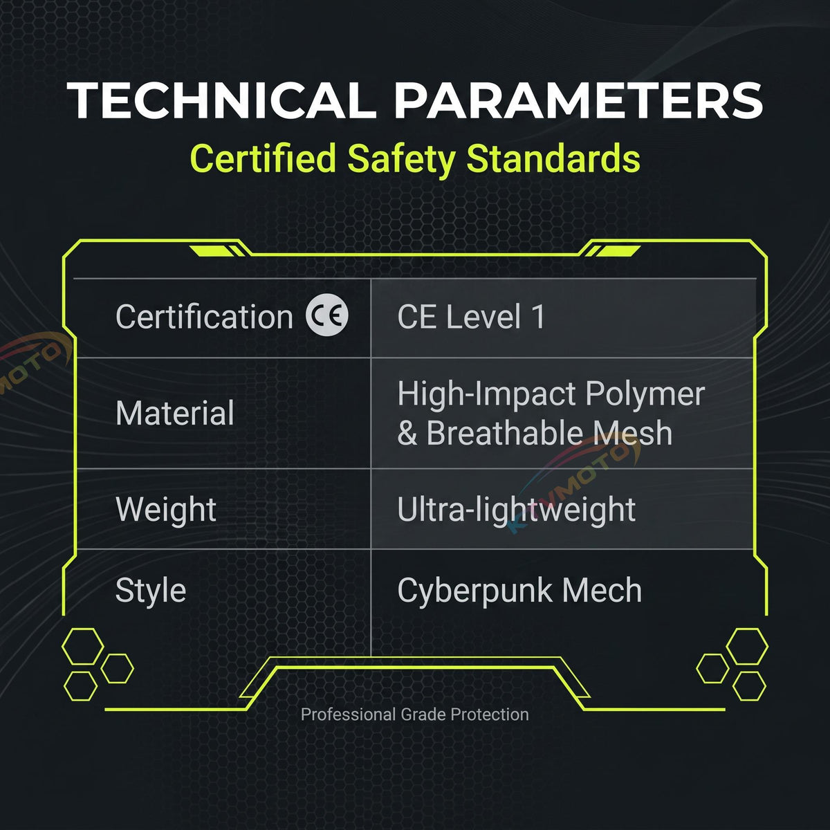 Motorcycle CE certified armor-F21