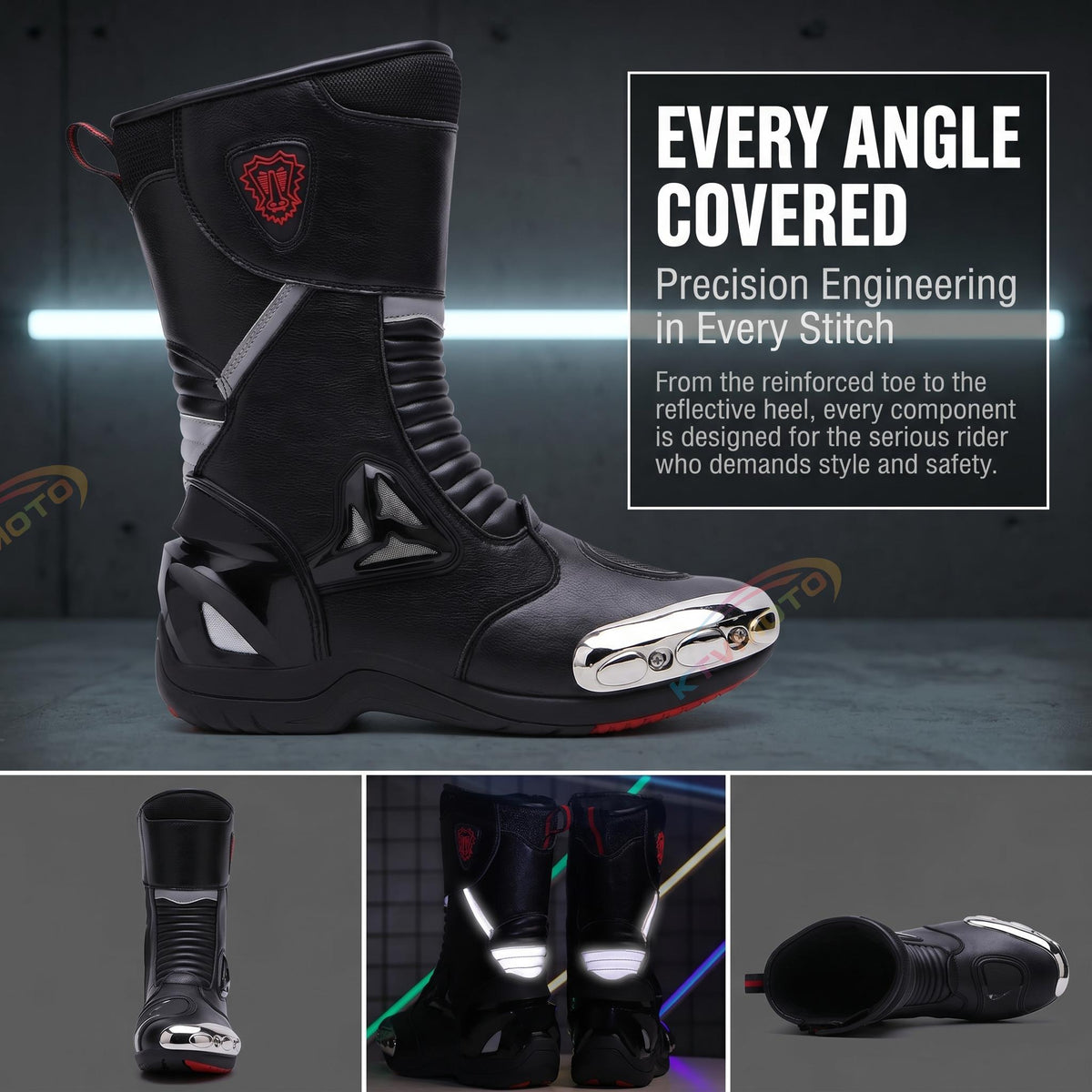Motorcycle racing riding boots-K79