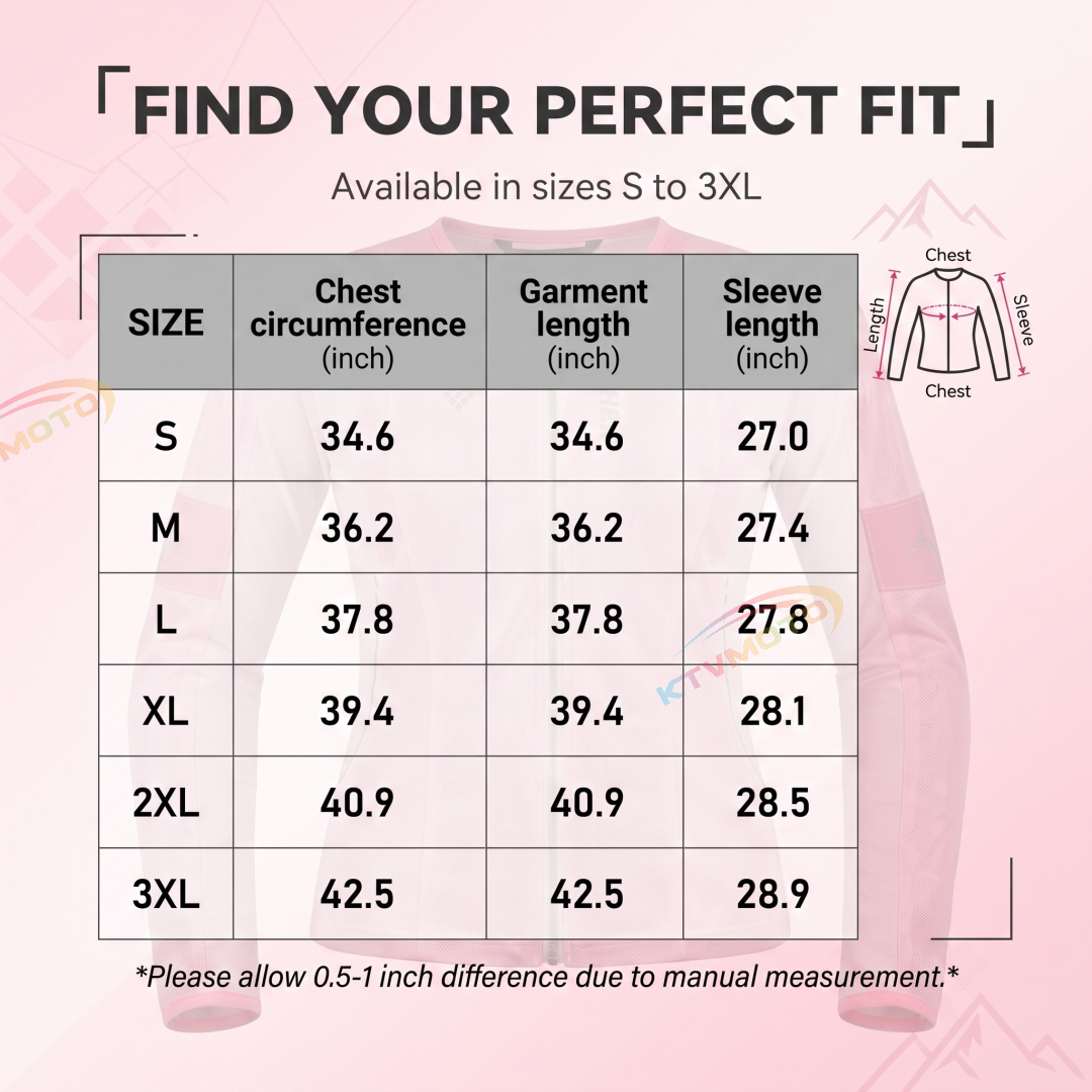 Women's Slim-Fit Breathable Mesh Motorcycle Jacket for Summer-J67