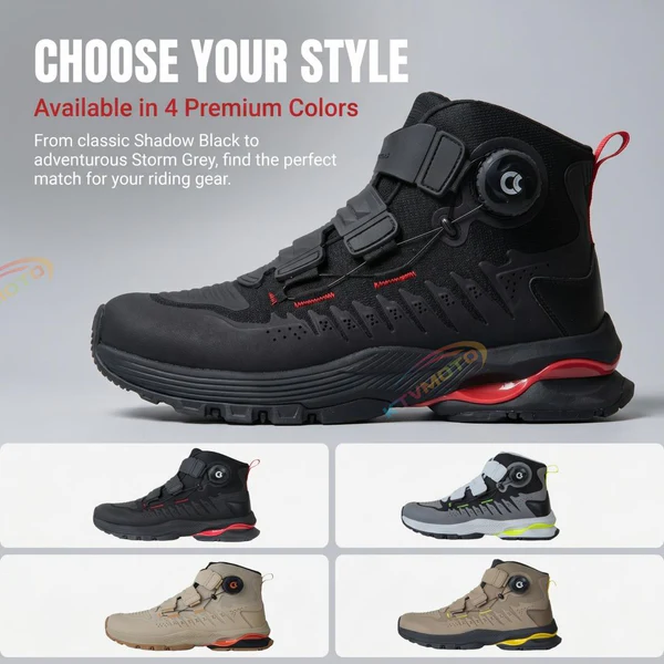 Motorcycle Mesh Riding Boots-K37
