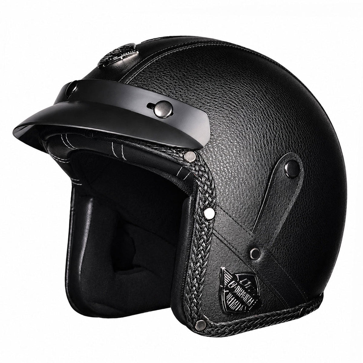 KTVMOTO Retro lightweight open-face motorcycle helmet-I26
