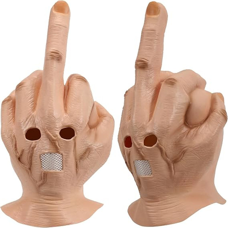 Motorcycle Prank Mask – Middle Finger Gesture (Quirky Design) – H90